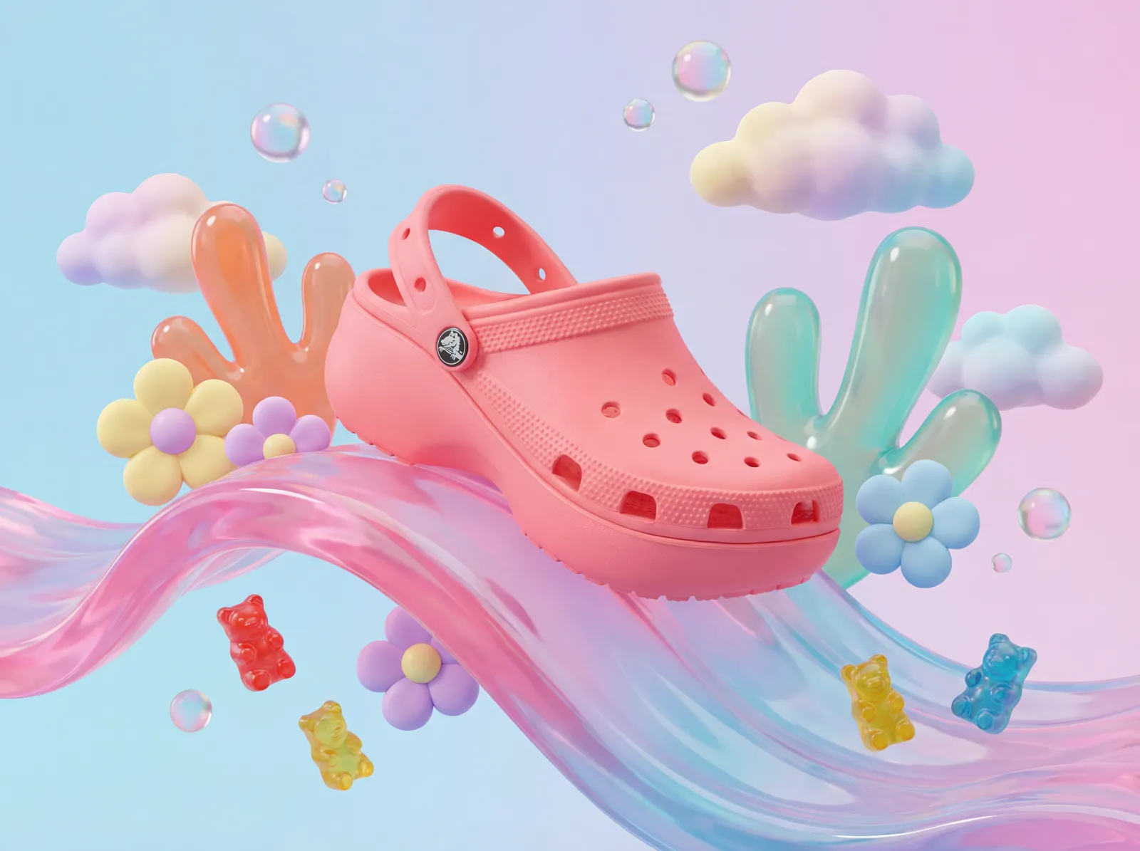 Crocs wave creative